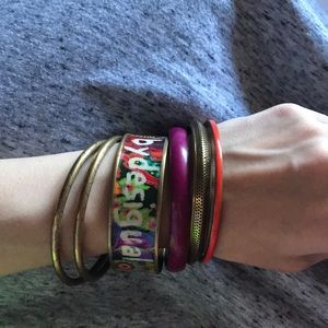 Desigual bracelets.